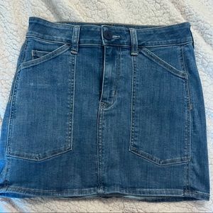 american eagle jean skirt